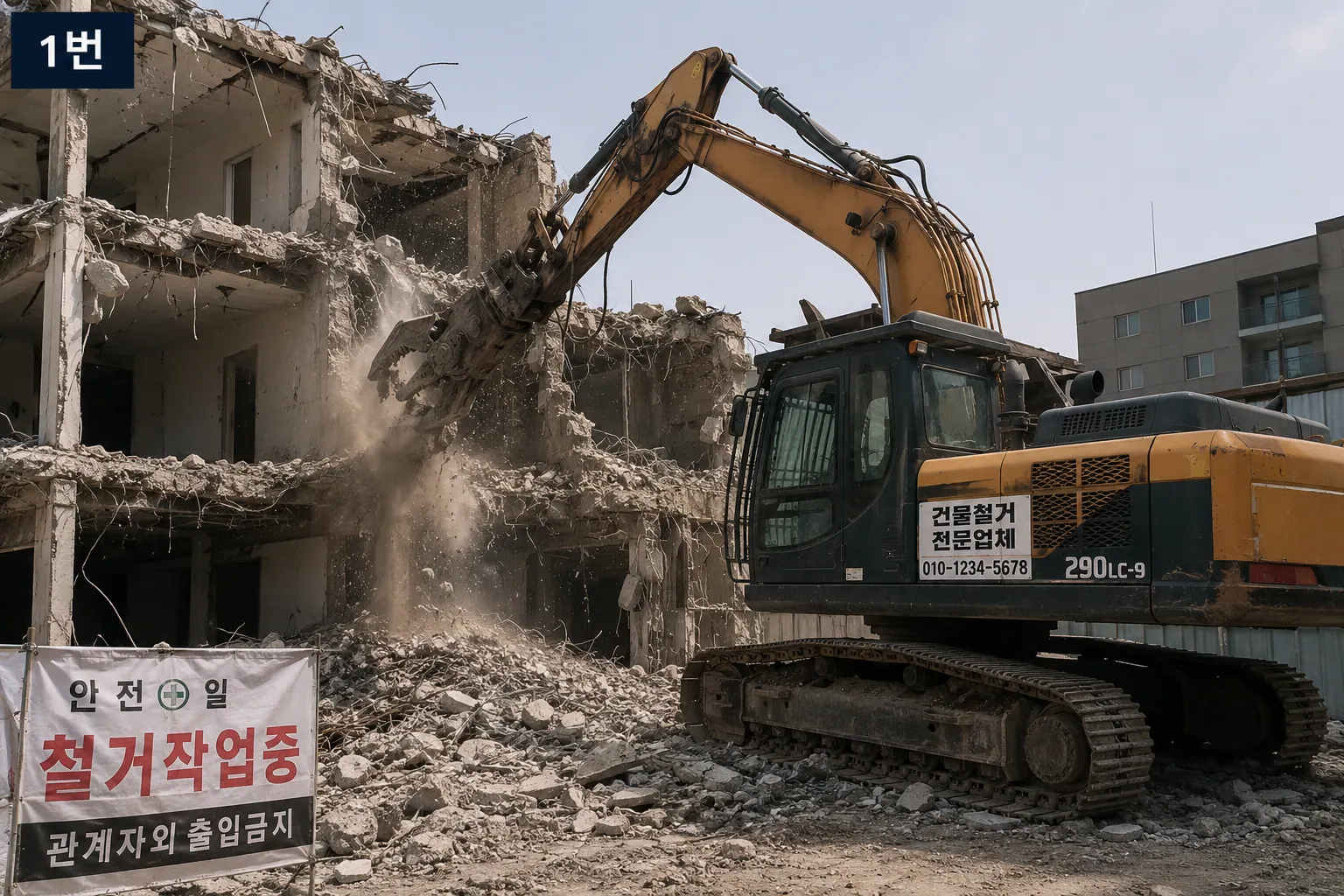 철거 작업 현장 제공 사진 1